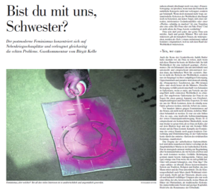 Read more about the article NOCH NORMAL? Heute in der NZZ