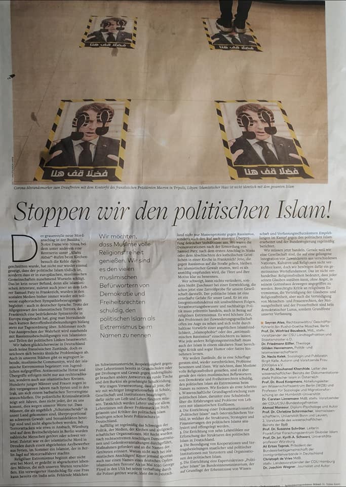 Read more about the article Aufruf: Stoppen wir den politischen Islam